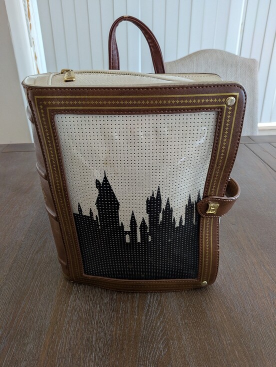 Loungefly Handbags - Loungefly Harry Potter Hogwarts Book Mini Backpack